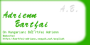 adrienn bartfai business card